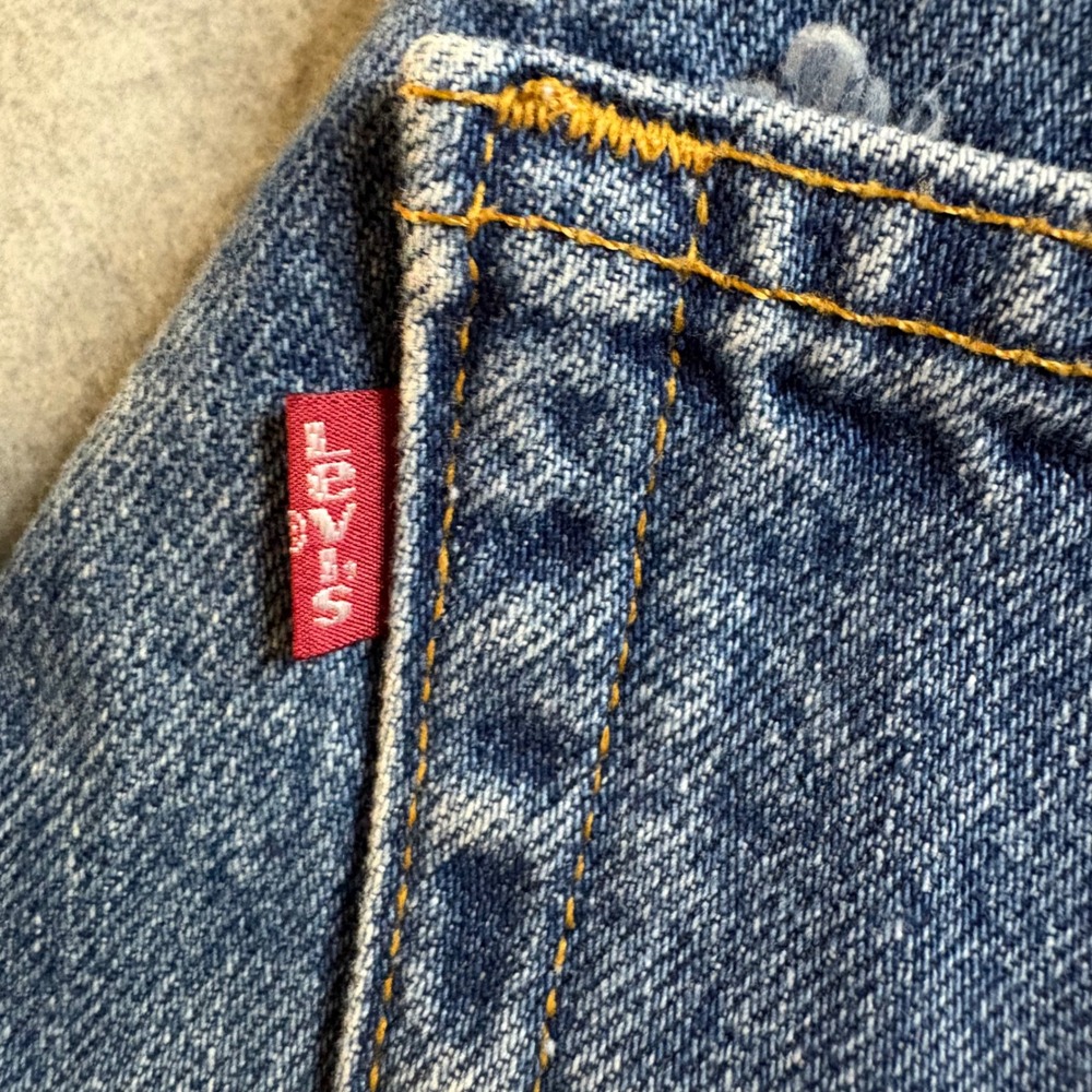 Levis 560 Loose Fit Tapered Leg Jeans Mens 38x32 Blue Denim Vintage 90s Skater - Picture 4 of 13